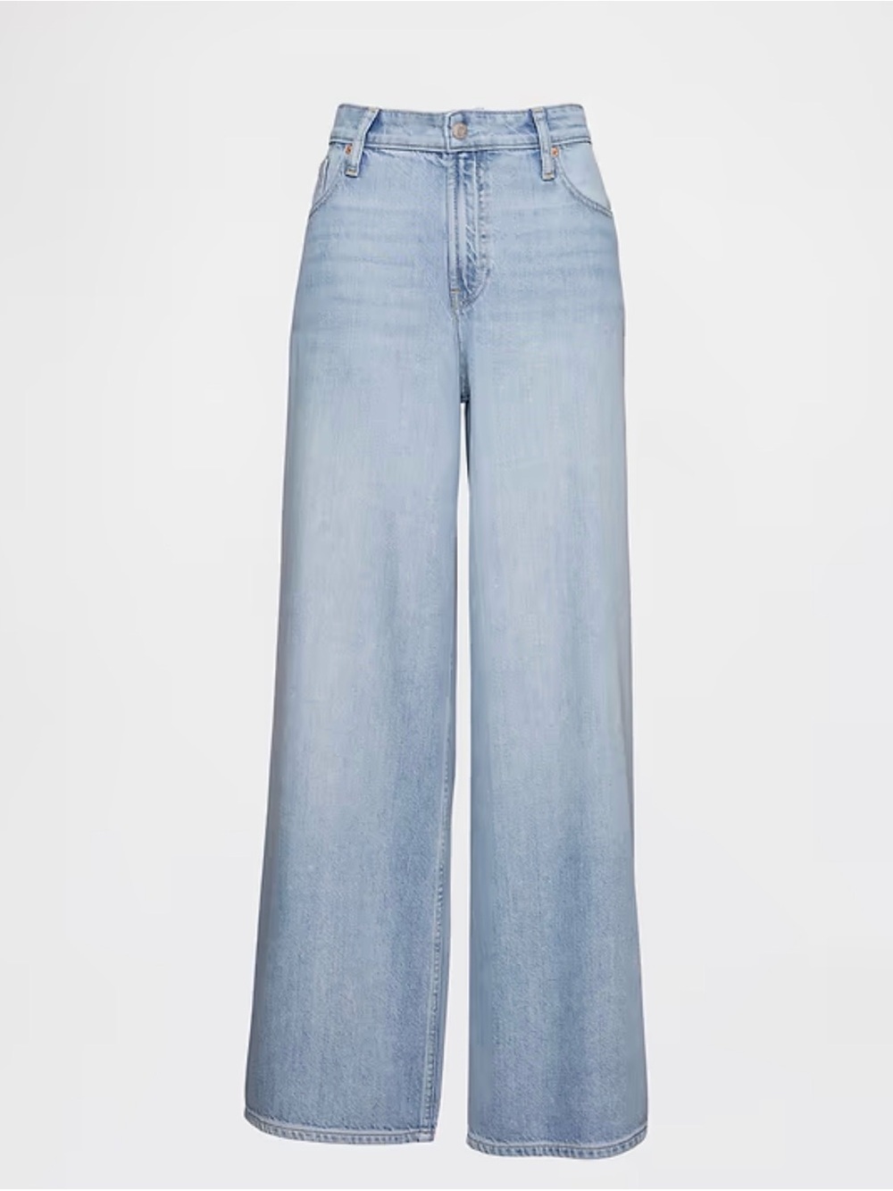 Gap wide leg mid rise ultra soft Wide Leg Light Blue Women's Jeans